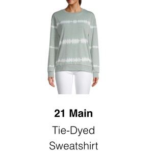 21 main tie-dye sweatshirt